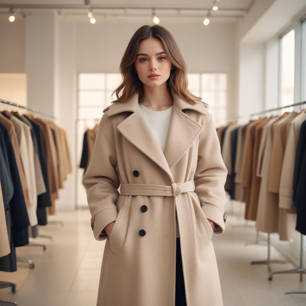 Демисезонное пальто с примеркой доступно онлайн по разумной цене